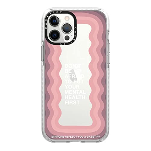 CASETiFY �C���p�N�g�P�[�X iPhone 12 Pro Max - Don't Be Afraid By Mirrors Reflect You - �N���A �t���X�g