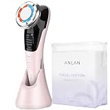 【美人百花掲載 】ANLAN 温冷美顔器 EMS リフト 温冷ケア LED光エステ 1台8役 美顔器 イオン導入 イオン導出 毛穴 自宅用 誕生日 プレゼント