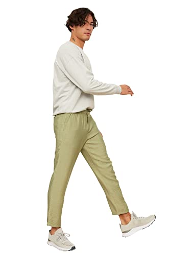 Trendyol Herren Trendyol Männlich Verjünnter Dünner Gummipunkt Pants,...