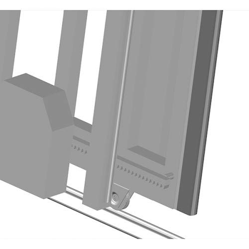 DOJA Barcelona Sliding Gate Roller Surface Mount, 80x20mm, 2 Units - Image 3