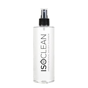 ISOCLEAN® Antibacterial Makeup Brush Cleaner Liquid Spray Top Solution – 275ml – Vegan Cruelty Free Hygienic Fast Drying…