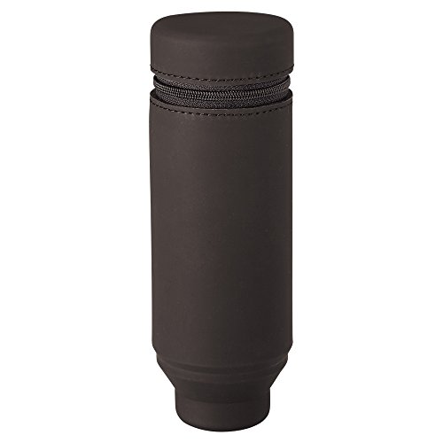 リヒトラブ スタンド ペンケース ブラック A7692-24 本体サイズ:172mmx60mmx60mm/130g
