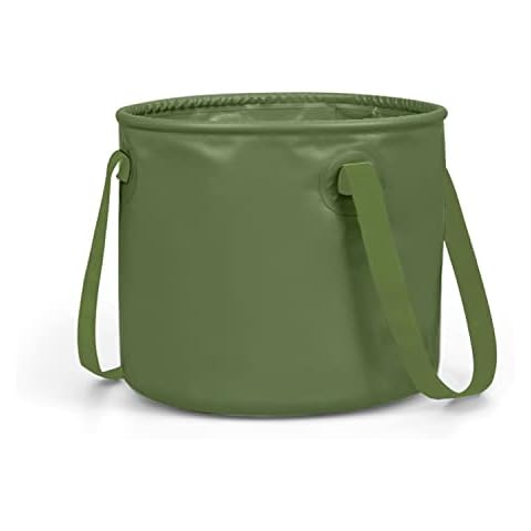CZ-XING 13L Collapsible Bucket with Handle ompact Portable Container Lightweight Foldable Bucket Portable Bucket Fishing Folding Bucket for Outdoor Camping Hiking Traveling Kitchen Toilet Cover