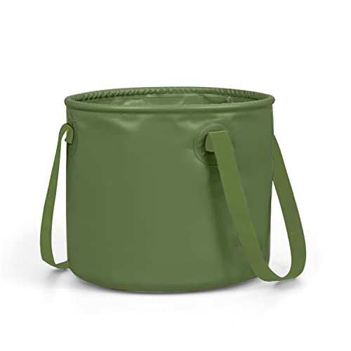 CZ-XING Cubo plegable de 13 litros con asa, contenedor portátil ligero y plegable, cubo portátil de pesca, cubo plegable para exteriores, camping, senderismo, viajes, cocina, inodoro Cover