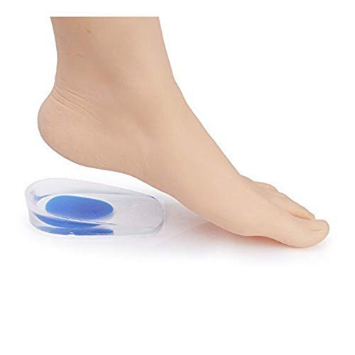 Yu2d ðŸŒ¹ðŸŒ¹ Liroyal Footful 2 Pair of Gel Heel Cups Heel Support Pads Cushions for Plantarï¼ˆBlueï¼‰