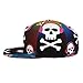 Unisex Adult Rainbow Dj Skull and Crossbones Art Baseball Cap Snapback Dad Hat for Camping Golf Outdoor Activities, Fashionable Adjustable Snap Military Cap, One Size Fits Most