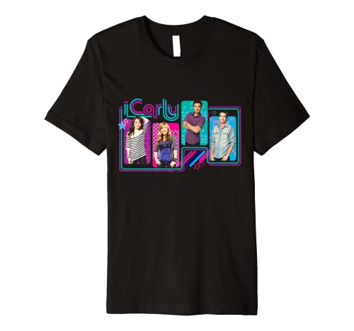 iCarly cross grid Carly, Sam, Freddie, Spencer Premium T-Shirt