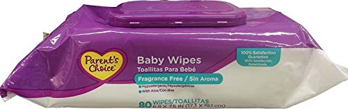 Parent s Choice Baby Wipes Fragrance Free 80ct