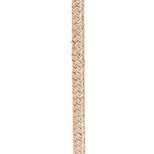 creative cables Fil Électrique Rond Recouvert en Jute RN06-5 Mètres, 2x0.75 – vue 5