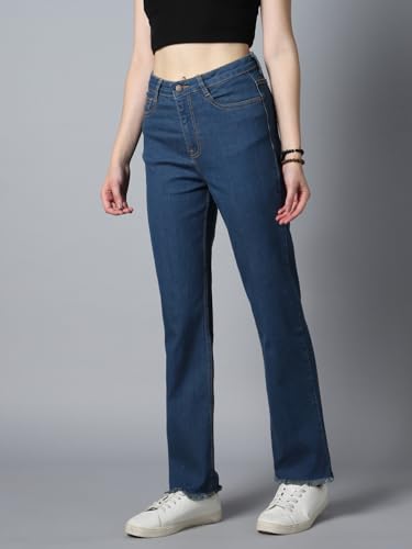 Image of HIGH Star Women's Straight Fit Mid Rise Jeans