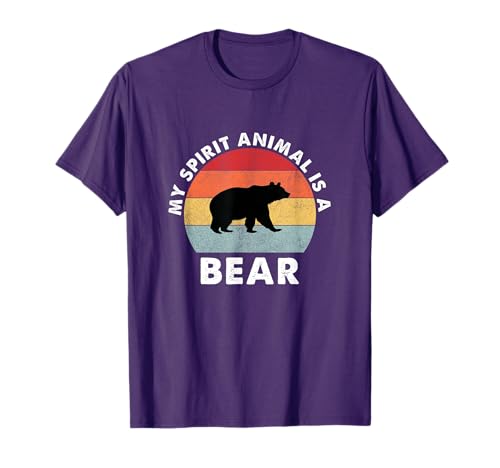 Vintage My Spirit Animal Is A Bear T-Shirt