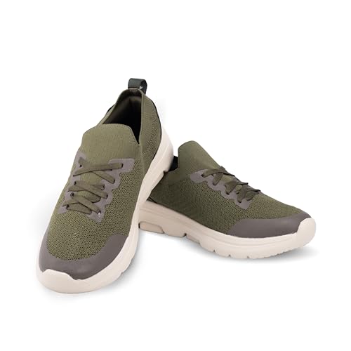 Image of Hewe Men's Magnetic Sports Shoes | Lightweight Walking, Jogging & Gym Shoes | Breathable Mesh Upper | Cushioned Comfort | Diabetic & Orthopedic Support