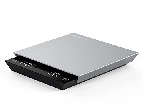 Coffee Scale With Timer, Maestri House Espresso Scale, 0.1G Accurate Rechargeable Scale For Espresso And Pour-Over Coffee, Stainless Steel For Keeping Clean, Digital Lcd Weigh Scale, Kitchen Scale #TOP10