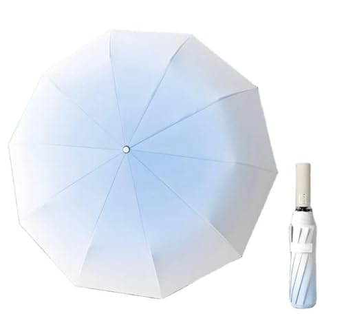 Image of HomeCloud Magic Umbrella Windproof, Sunproof & Rainproof with Sturdy Steel Shaft & Wrist Straps | Secret Blossoms Occur with Water Magic Print | Easy to Hold & Carry | Umbrella for Women, Men & Kids