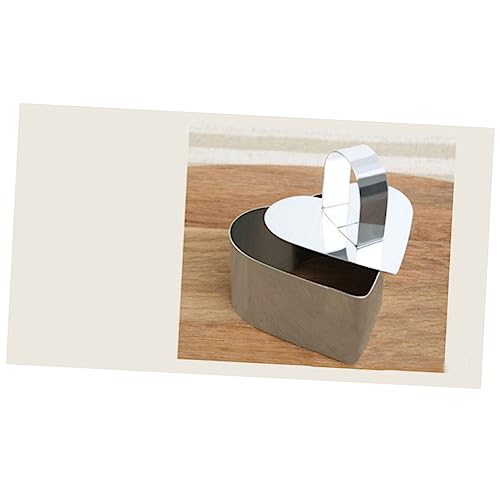 Molde para mousse corazón 4 piezas antiadherente miniatura 4