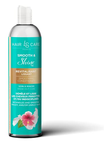 Après Shampoing Fleur d’Hibiscus Smooth & Shine - Soin Cheveux Secs Sans Rinçage Naturel Riche en Protéine de Soie - Hydrate et Nourrit en Profondeur - Actis Naturel - Finition Souple Soyeux Brillant Cover