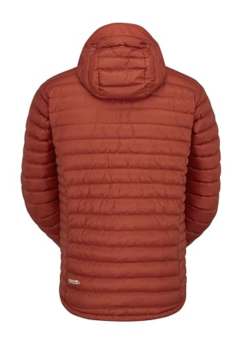 Image of Rab Men's Microlight Alpine 700-Fill Down Hooded Puffer Jacket for Hiking & Skiing
