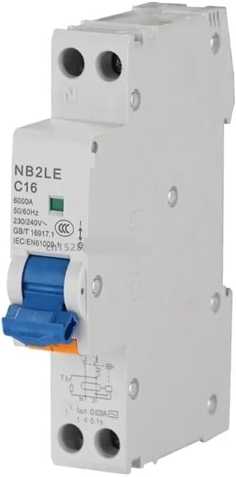 NB2LE Curve B C Type A AC 1P+N Residual Current Operated Leakage Protection Switch Circuit Breaker RCBO 30MA 10A 16A 20A(Curve C-A,40A)