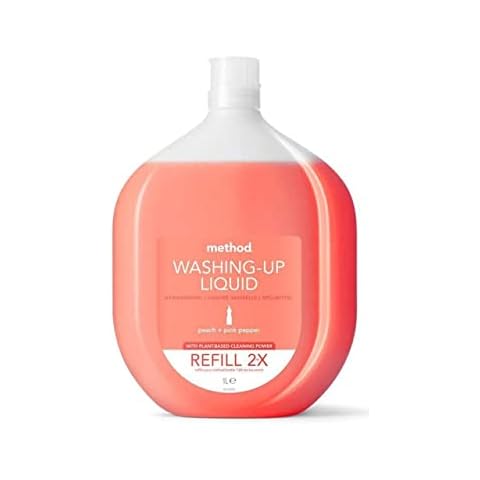 Method Washing Up Liquid Refill, Peach & Pink Pepper, 1 L Cover
