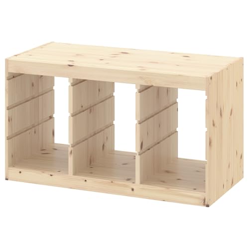 IKEA TROFAST Regal Kiefer Weiß gebeizt 93x44x52 cm