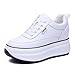 JAOOUU Scarpe da Ginnastica con Zeppa Donna Scarpe da Ginnastica con Plateau...