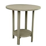 Phat Tommy Round Bar Height Patio Table - Outdoor Bar Table - Balcony Height...