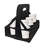 ⇇Material duradero: el portavasos para bebidas hecho de tela Oxford es fácil de limpiar, duradero y fácil de mantener. Perfecto para envolver tu café o cerveza.