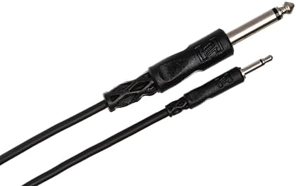 Hosa CMP-303 Interconnect Cable - 3.5mm TS Male to 1/4-inch TS Male - 3 foot