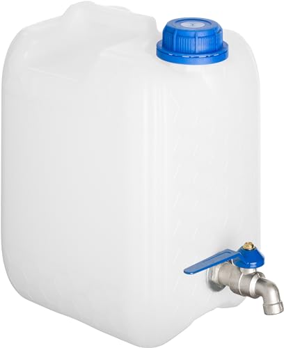 pokm toolsmarket - Wasserkanister mit Metall Hahn, 5 Liter...