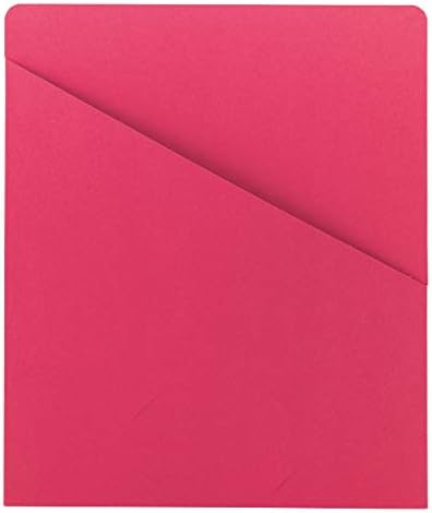 Smead Slash Jacket, Letter Size, Red, 25 per Pack (75433)