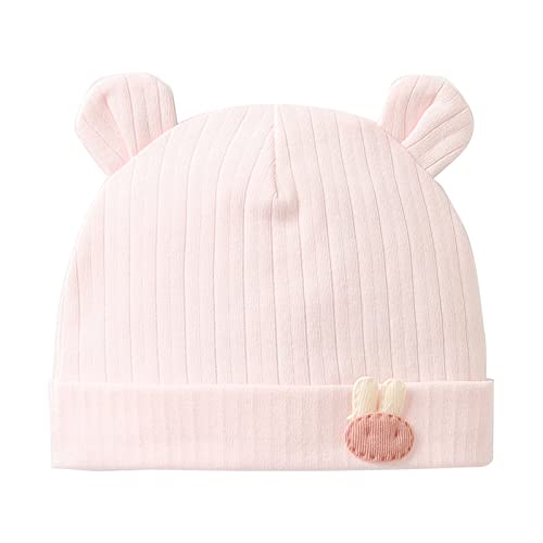 Spring Infant Hospital Newborn Baby Girls Cotton Hat Tolddler Boy Soft Single-Layer Hat Comfortable Hat3