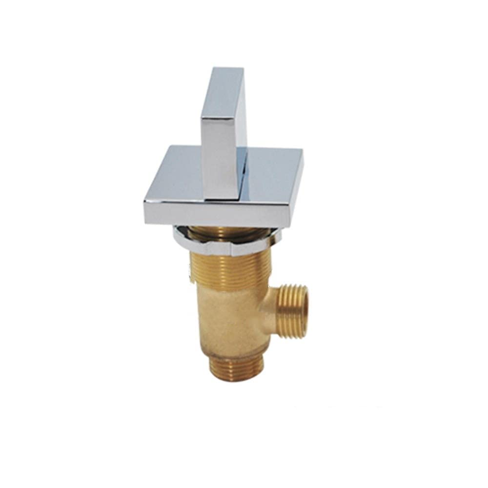 AFUDER Split Piece Bathtub Waterfall Tap Shower Bath Mixer Faucet Way Diverter Control Valve Brass Cold Hot Water Mixer