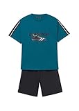 Mayoral Chandal Niño Verano – Conjunto Deportivo– Algodón - Conjunto Verano - Sport - Camiseta manga corta y Pantalon corto – De 8 años a 16 años (Aqua, 16 años)