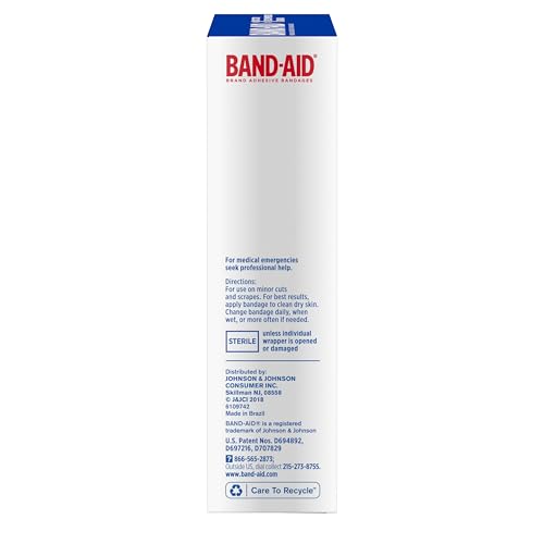 Image of BAND-AID Brand Sterile Flexible Fabric Adhesive Bandages, Comfortable Flexible Protection & Wound Care for Minor Cuts & Scrapes, Designed to Cushion Painful Wounds, Extra Large Size