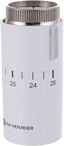 IMI Heimeier Kopf 7500-00.500 weiß, 6-28°C Thermostatkopf, Weiß RAL 9016