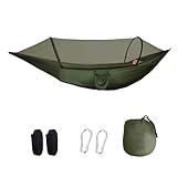AWHZngE Hammock with Mosquito Net Camping Hanging Hammocks Lightweight Tree Straps Swinging Bed for Outdoor Portable for Terrace, Outdoor