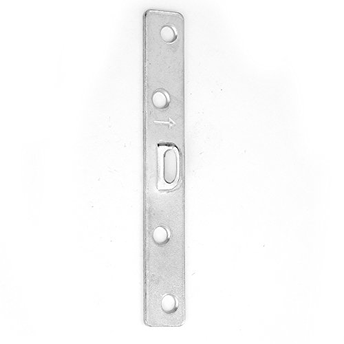 Image of 100 4-Hole Heavy Duty Steel Picture Wire Hangers with 400#4x1 /2 inch Screws