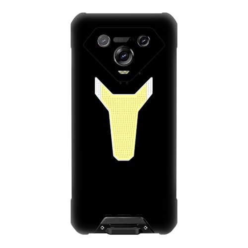 Shantime �_��P�[�X Ulefone Armor 34 Pro �Ƃ̌݊�������, ���^ �ϏՌ� ���h�~ �\�t�g�V���R�� ���o�[�Q�� �o���p�[�V�F��(�u���b�N)