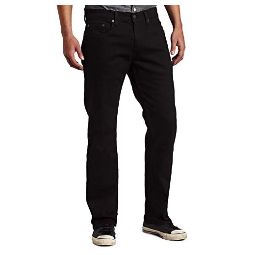 Levi's Men's 559 Relaxed Straight Fit Jean - 36W x 34L - Black - Stretch