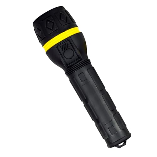 Status Rubber Torch, Weatherproof Handheld Light for Camping, Hiking and Outdoor Use, Black, Requires 2 x AA Batteries (Not Included) (2XAASBLACKRT10)