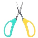 Construction compacte et robuste : fabriquées à partir d'acier de première qualité combiné à du PVC durable, ces cisailles sont conçues pour résister aux rigueurs utilisation régulière du jardin. Mesurant environ 16 cm de long, ils sont suffisamment compacts pour être manipulés facilement tout en offrant la résistance nécessaire pour une taille efficace, vous permettant ainsi de vous acquitter efficacement de vos tâches de taille.