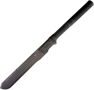 WALTHER ARMS MachTac 3 Fixed Blade Knife, 15in, Stainless Steel, Standard Edge, Black 5.0763-US - Walther