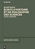 GÃ©omÃ©tries (Scientia Graeco-Arabica, 36/2) (French Edition)