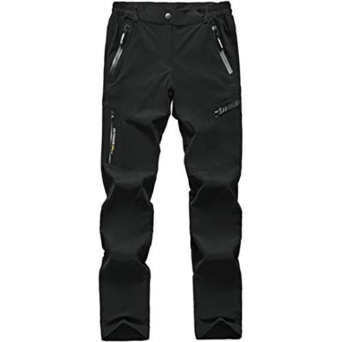 Preisvergleich Produktbild Oinrenstkp Herren Frühling Herbst Elastic Breathable Tactical Cargo Pants Leichte Tourismushose Black L