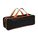 Aymzbd Grill Utensil Storage Bag Grill Bag Multifunctional Lightweight Grill Accessory Storage Bag for BBQ Outdoor Activities Beach, S Orange Black