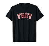 Troy Alabama AL Vintage Sports Design Red Design T-Shirt
