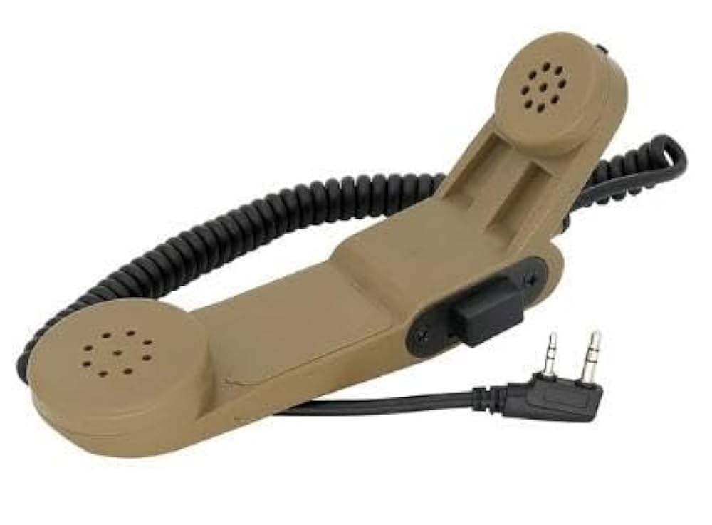 Amazon.co.jp: 残1！無線機用H250形ミリタリーハンドセット