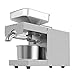 Oil Press Machine, Automatic Oil Press Machine, Stainless Steel Automatic Squeezer Oil Presser, Olive Extractor Ex pe-ller Food Grade Oil Extractor for Peanut Sesame Canola Coconut Sunflower Seeds