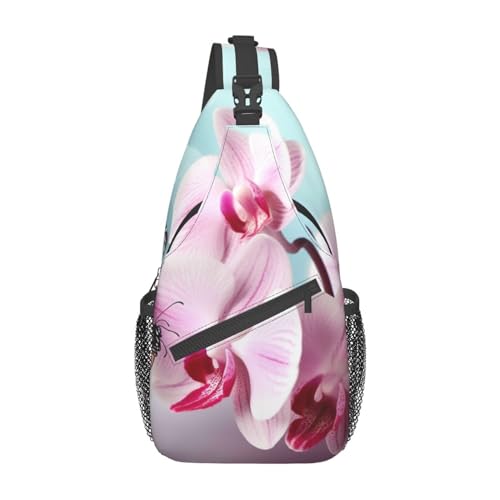 Mochila tipo bandolera impermeable negra para senderismo