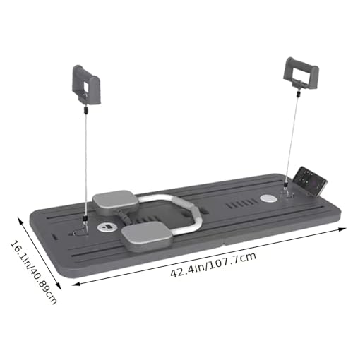 Pilates Reformer multifuncional con sistema de entrenamiento abdominal 5